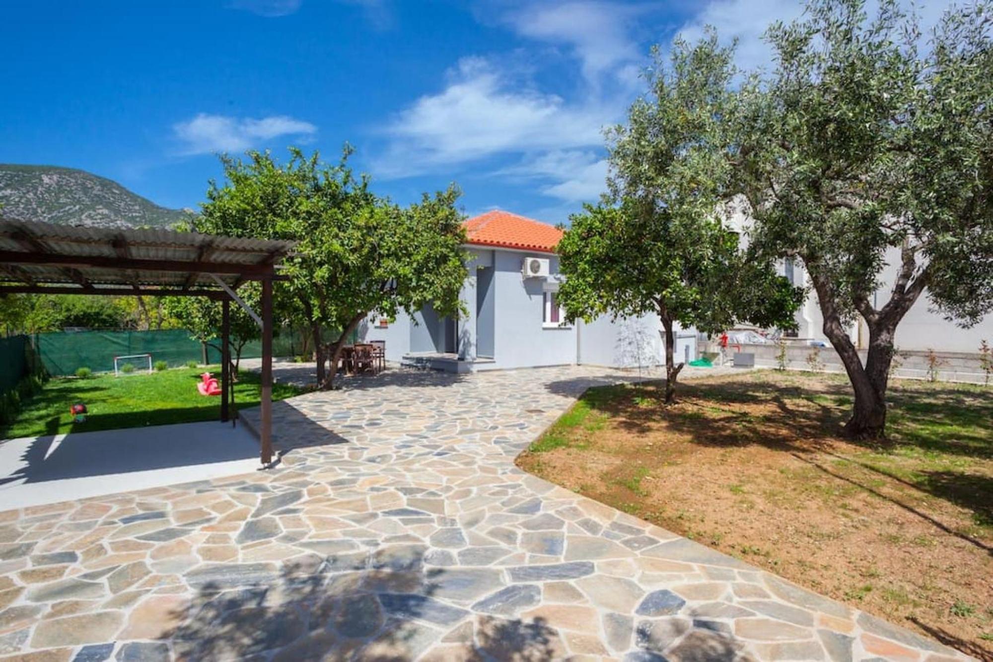 Aethra House In Agria Volou Villa Exterior photo